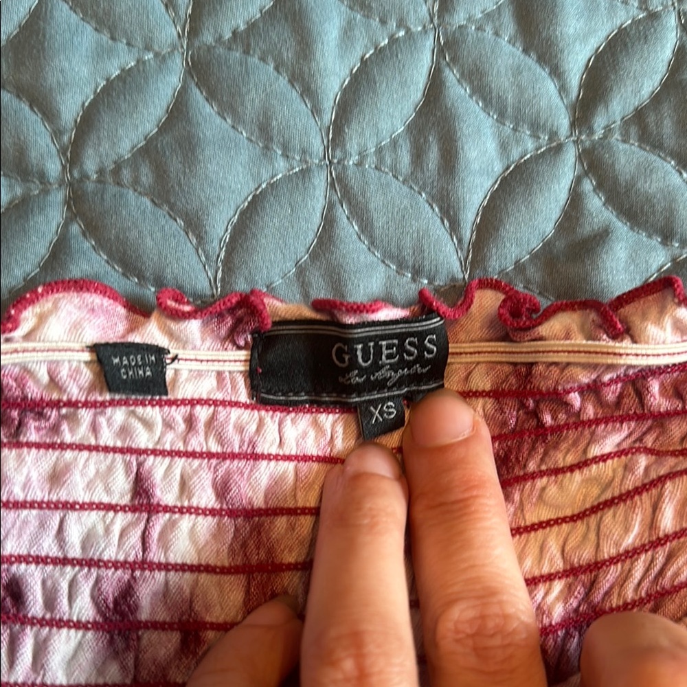 Guess Red Halter Tank Top - Picture 2 of 5